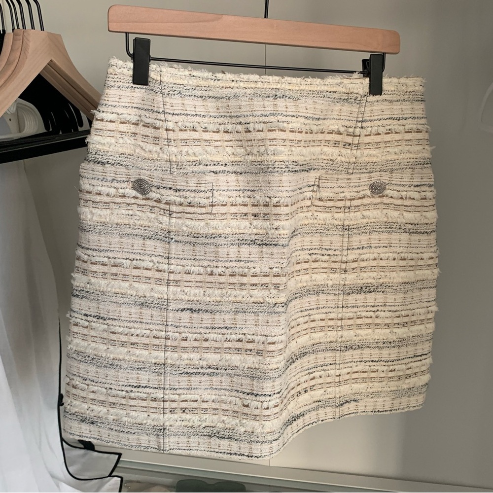 ADEAM Coco Tweed Skirt - Picture 4 of 4